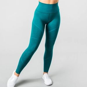Alphalete r6 revival leggings teal size M